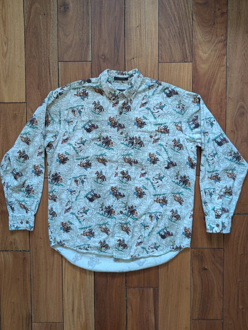 Alexander Julian Vintage Cowboys Button Down (M)